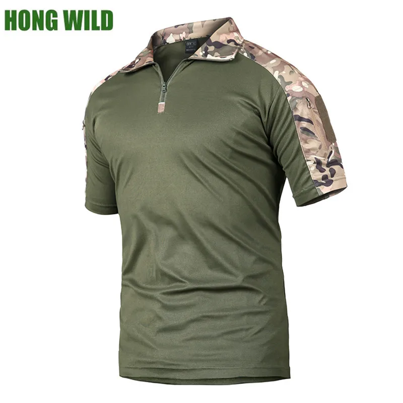 Summer Tactical Camouflage T Shirt Men Quick Dry Military Uniform T-Shirt Breathable Wicking Army Combat Tee Shirts
Summer Tactical Camouflage T Shirt Men Quick Dry Military Uniform T-Shirt Breathable Wicking Army Combat Tee Shirts