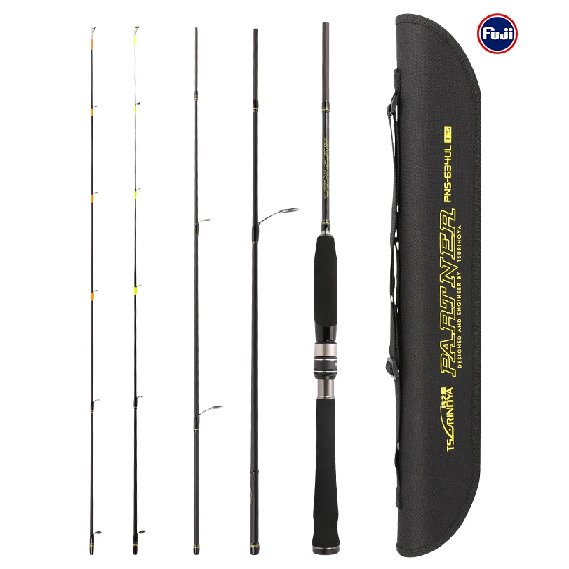 Portable Fishing Travel Partner 634ULS Spinning Rods Fuji Guides Rings, Fast Actions, Double Tips Fishing Pole Cane
Portable Fishing Travel Partner 634ULS Spinning Rods Fuji Guides Rings, Fast Actions, Double Tips Fishing Pole Cane