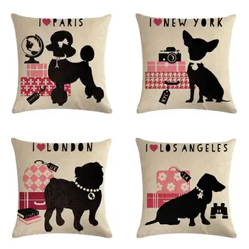 English--Black Dog HomerDecor Cushion Cover Throw Pillowcase Pillow Covers 45 * 45cm Sofa Seat Cushion Decorative
English--Black Dog HomerDecor Cushion Cover Throw Pillowcase Pillow Covers 45 * 45cm Sofa Seat Cushion Decorative