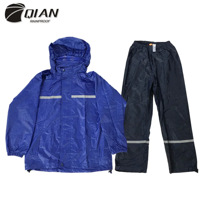 QIAN 6-15 Year Old Impermeable Children Raincoat School Waterproof Kids Rain Coat Boys/Girls Rain Gear Poncho Rain Pants Jacket
QIAN 6-15 Year Old Impermeable Children Raincoat School Waterproof Kids Rain Coat Boys/Girls Rain Gear Poncho Rain Pants Jacket