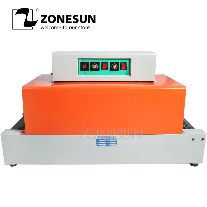 ZONESUN Automatic Shrink Machine PVC Film Shrinking Heat Package Sleeve Plastic Packing Box Tableware Food Sealler Strapper Tool
ZONESUN Automatic Shrink Machine PVC Film Shrinking Heat Package Sleeve Plastic Packing Box Tableware Food Sealler Strapper Tool
