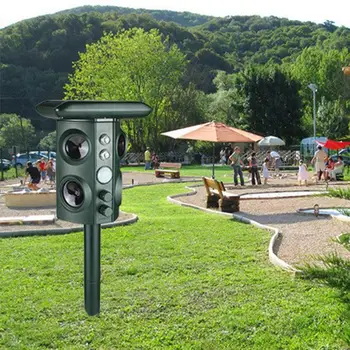 Solar Ultrasonic Vibration Animal Drive 5-speed Frequency Adjustment Ultrasonic Animal Repeller Solar Power And USB Charging
Solar Ultrasonic Vibration Animal Drive 5-speed Frequency Adjustment Ultrasonic Animal Repeller Solar Power And USB Charging