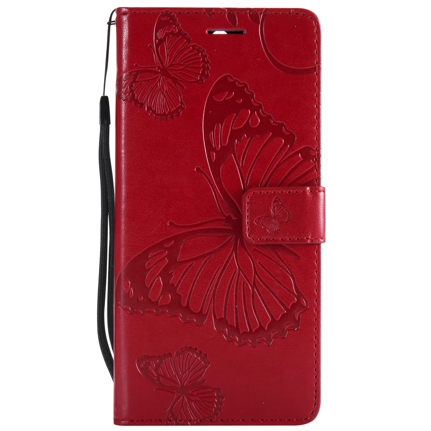 Фото Butterfly For Huawei honor 5A 6X 6A V10 8C 8X 7C 7A case Book Style Wallet Flip Leather silicone back cover fundas phone bag | Мобильные