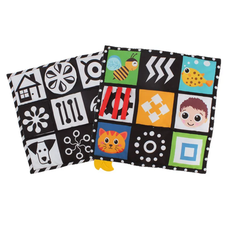 Infant Early Educational Books Black and White Colorful Double-side Baby Cloth Book Baby Learning Cognition Toy
Infant Early Educational Books Black and White Colorful Double-side Baby Cloth Book Baby Learning Cognition Toy