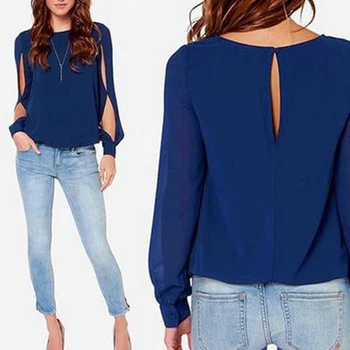 LASPERAL 2019 Sexy Hollow Out Women Blouse Casual Long Sleeve Women TopsAutumn Fashion Pullover Round Neck Female Blouse
LASPERAL 2019 Sexy Hollow Out Women Blouse Casual Long Sleeve Women TopsAutumn Fashion Pullover Round Neck Female Blouse
