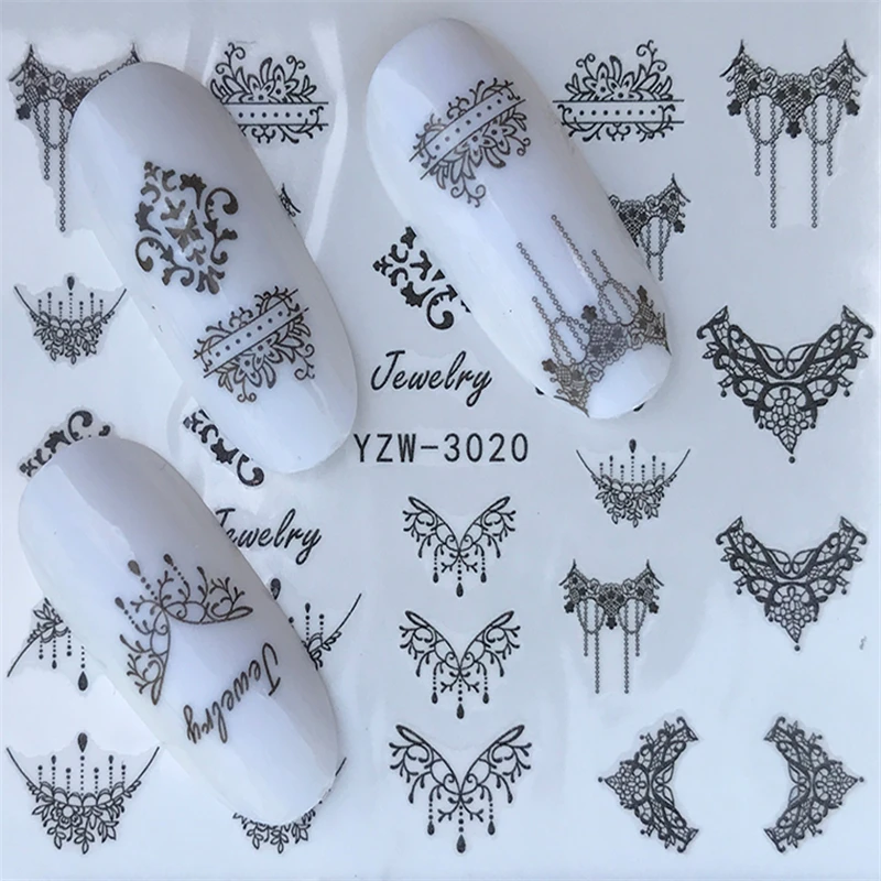 ZKO 1 PC Water Decals Nail Sticker Black Simple Image for DIY Nail Art Decorations Manicure Decor Tool
ZKO 1 PC Water Decals Nail Sticker Black Simple Image for DIY Nail Art Decorations Manicure Decor Tool