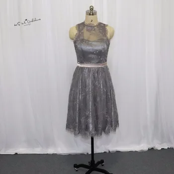 African Gray Lace Bridesmaid Dresses Short Party Dress Imported China Knee Length Wedding Guest Bruidsmeisjes Jurk Feestjurken
African Gray Lace Bridesmaid Dresses Short Party Dress Imported China Knee Length Wedding Guest Bruidsmeisjes Jurk Feestjurken
