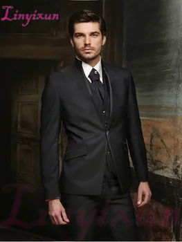 Linyixun Design Black Men Suits For Wedding Standing Collar Formal Evening Party Suit Terno Slim Fit Groom Tuxedo Prom Blazer
Linyixun Design Black Men Suits For Wedding Standing Collar Formal Evening Party Suit Terno Slim Fit Groom Tuxedo Prom Blazer