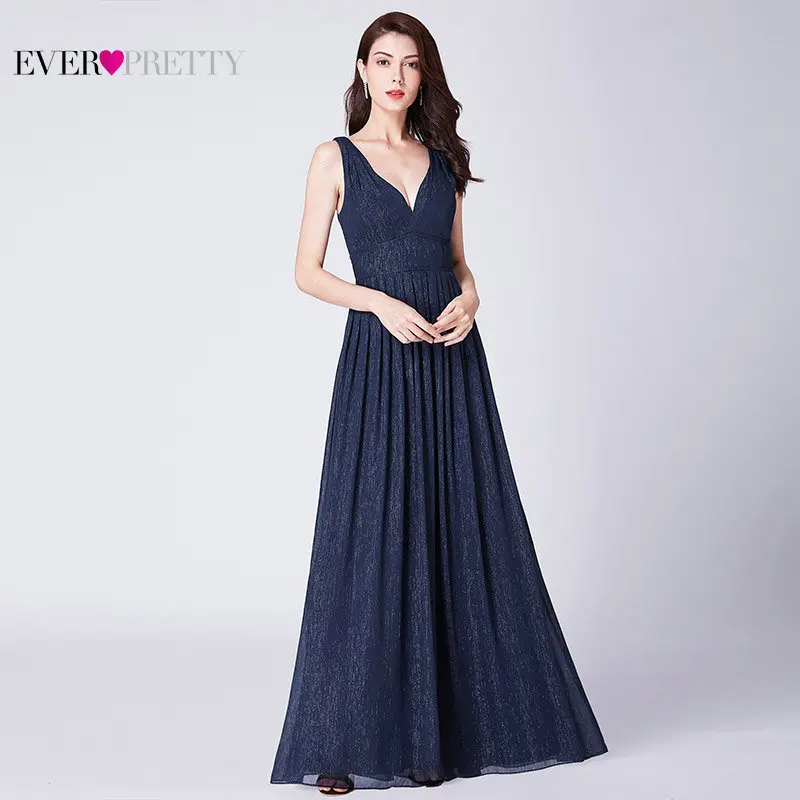 Navy Blue Long Prom Dresses 2019 Ever Pretty EP07465 A-line Deep V-Neck Sparkle Long Evening Prom Party Gowns Vedtidos De Festa
Navy Blue Long Prom Dresses 2019 Ever Pretty EP07465 A-line Deep V-Neck Sparkle Long Evening Prom Party Gowns Vedtidos De Festa