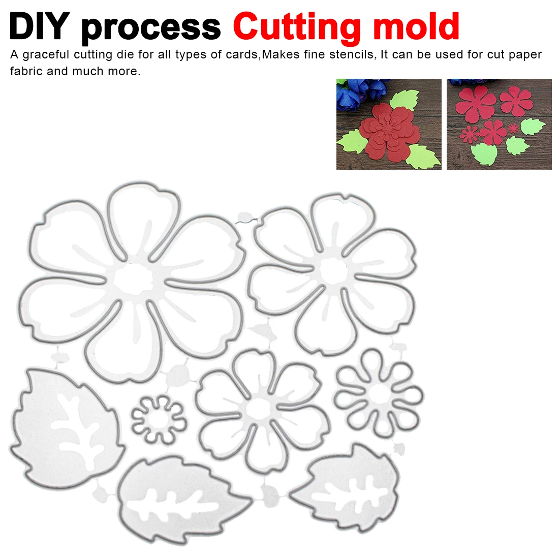 DIY Flower Spring Leaf Metal Album Card Paper Embossing Craft Cutting Dies Stencil Scrap Booking Photo
DIY Flower Spring Leaf Metal Album Card Paper Embossing Craft Cutting Dies Stencil Scrap Booking Photo
