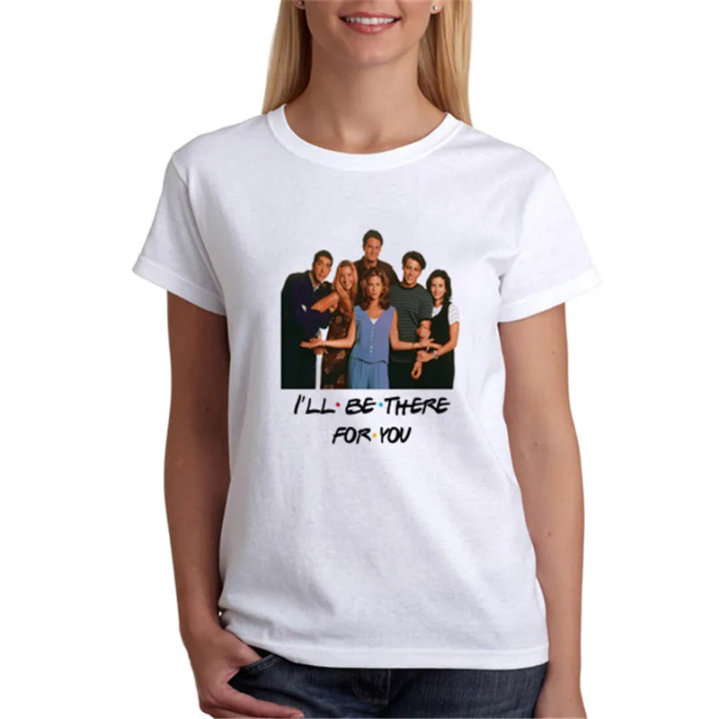 friends tv T-shirt women summer with short sleeve t shirt women print tshirt t shirt brand clothing white color tees wt5360
friends tv T-shirt women summer with short sleeve t shirt women print tshirt t shirt brand clothing white color tees wt5360