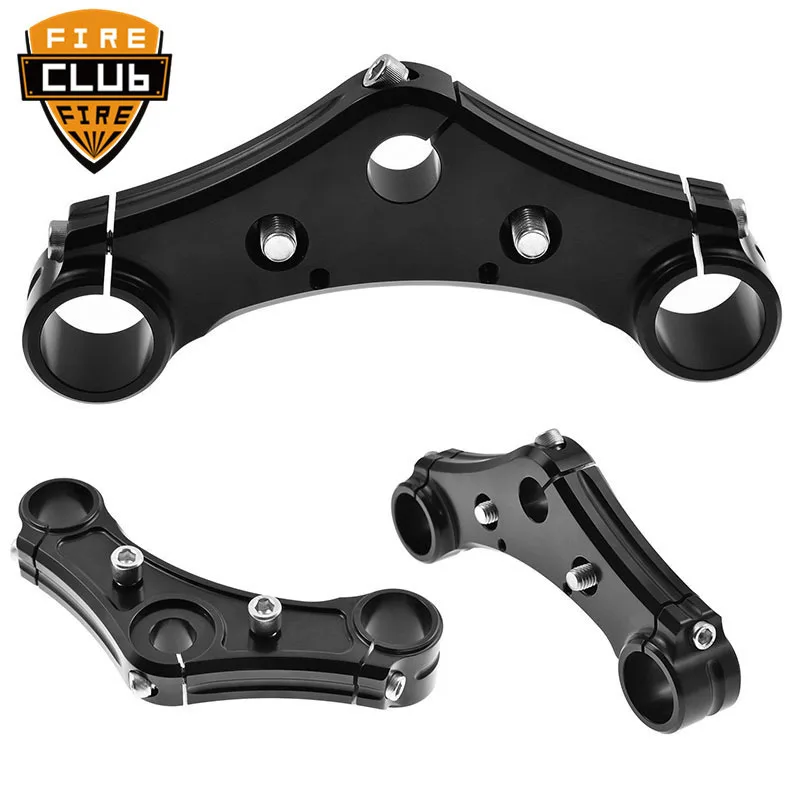 Aluminum Motorcycle Gloss Black Top Triple Clamps Billet For Harley Sportster 48 w/ Riser Holes 2010 2011 2012 2013 2014 2015
Aluminum Motorcycle Gloss Black Top Triple Clamps Billet For Harley Sportster 48 w/ Riser Holes 2010 2011 2012 2013 2014 2015