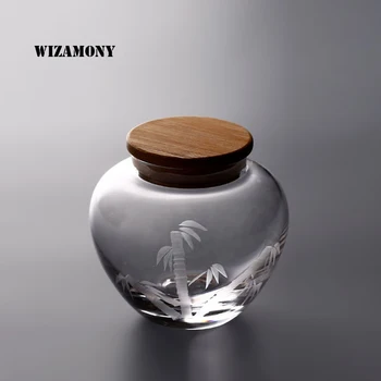 WIZAMONY Borosilicate Glass Tea Caddy Tea Jar Canister Portable Travel Storage Bottles Sealed Tank Jar Food Candy Jar
WIZAMONY Borosilicate Glass Tea Caddy Tea Jar Canister Portable Travel Storage Bottles Sealed Tank Jar Food Candy Jar