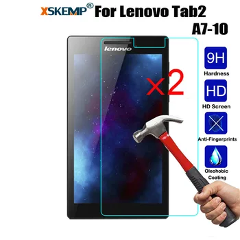 XSKEMP 2Pcs/Lot 9H Hardness Tablet Tempered Glass For Lenovo Tab2 A7-10 7.0 inch Scratch Proof Screen Protector Protective Film
XSKEMP 2Pcs/Lot 9H Hardness Tablet Tempered Glass For Lenovo Tab2 A7-10 7.0 inch Scratch Proof Screen Protector Protective Film