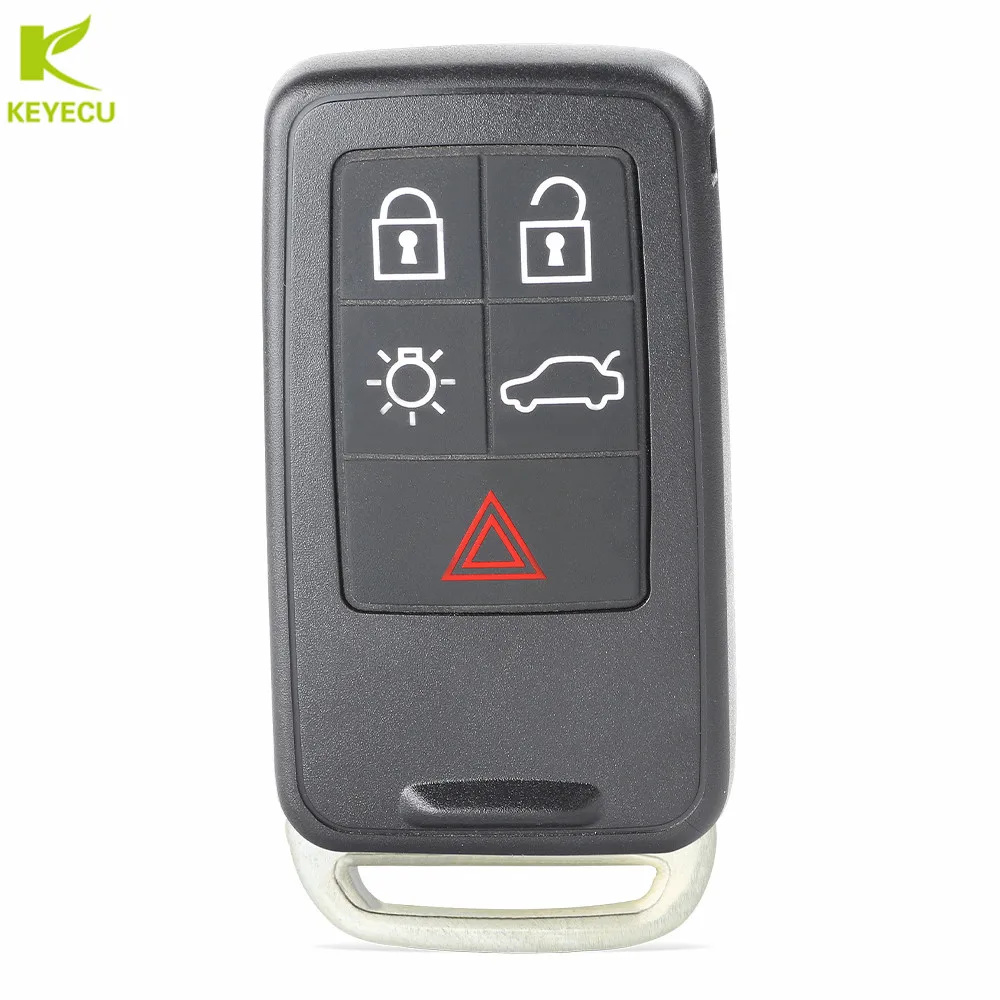 KEYECU Replacement Remote Car Key Fob 433MHz ID46 5 Button for Volvo S60 S80 V70 XC60 XC70 FCC ID: KR55WK49266
KEYECU Replacement Remote Car Key Fob 433MHz ID46 5 Button for Volvo S60 S80 V70 XC60 XC70 FCC ID: KR55WK49266