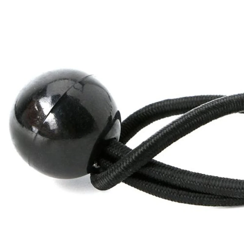 4x Flag Pole Clip Attach Windsocks Ball Bungee Loop Cord Elastic Tie Rope