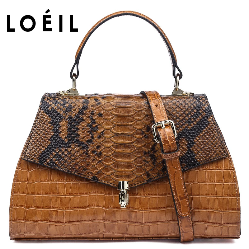 LOEIL Small bag female 2018 new leather female bag handbag crocodile pattern fashion atmosphere tide shoulder Messenger bag
LOEIL Small bag female 2018 new leather female bag handbag crocodile pattern fashion atmosphere tide shoulder Messenger bag