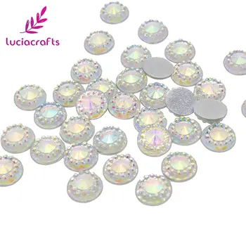 Lucia crafts 48pcs/lot 8mm/10mm for selection Glue-on AB Rhinestone Garment Decoration D1108
Lucia crafts 48pcs/lot 8mm/10mm for selection Glue-on AB Rhinestone Garment Decoration D1108