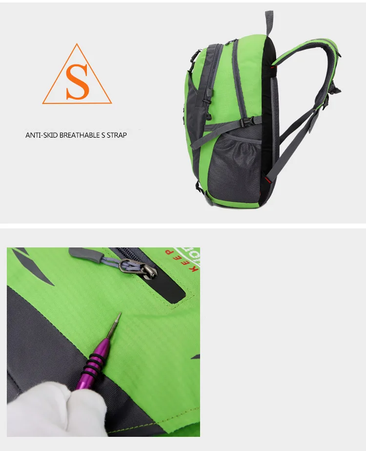 2018 Fashion school bag Waterproof Nylon men Backpack Bag women mochila Escolar Travel Bag Rucksack trekking bag Large Capacity 29