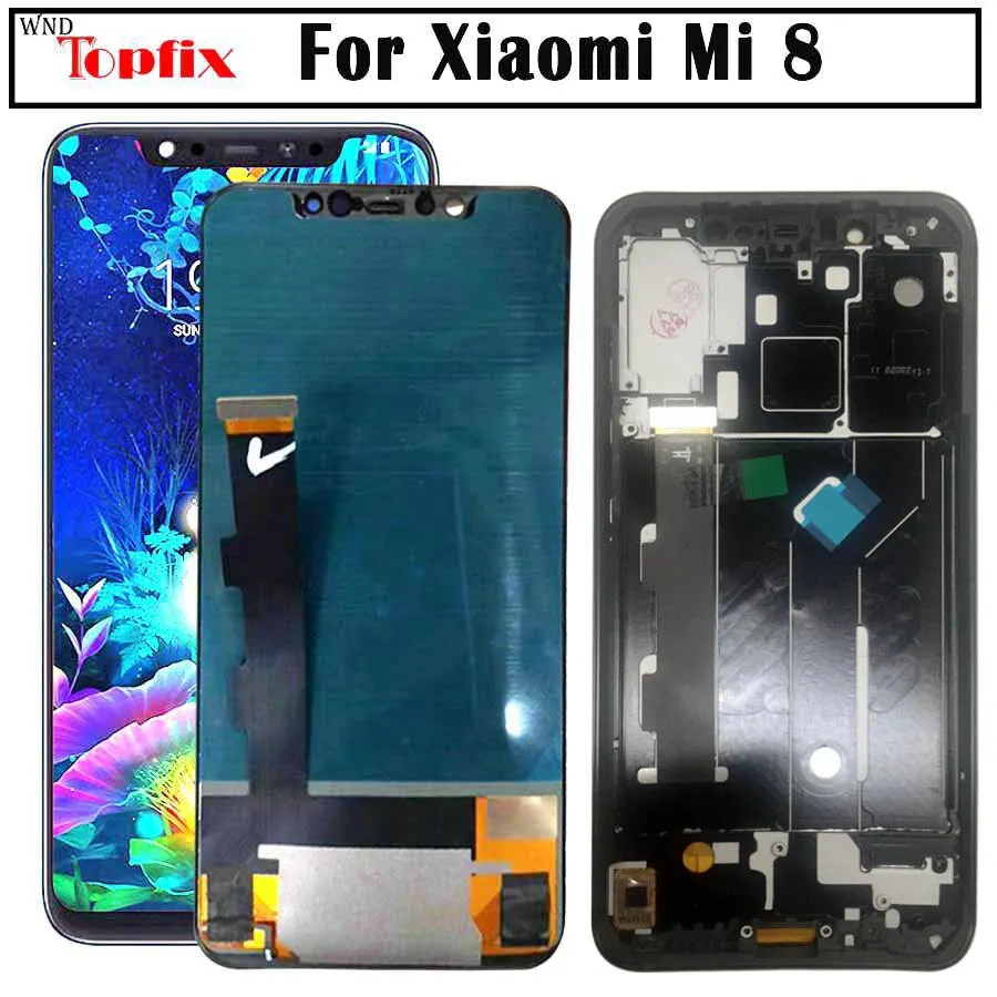TFT экран Xiaomi Mi 8 LCD MI дисплей дигитайзер сборка сенсорный Замена 6 21 "Xiaomi Mi8