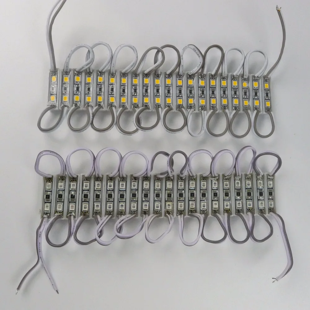 20X SMD 2835 2 LED Module DC12V Waterproof for Advertising light words Back light 
20X SMD 2835 2 LED Module DC12V Waterproof for Advertising light words Back light