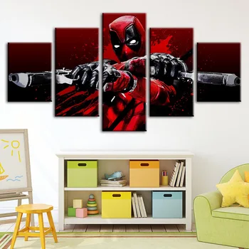 Hd Prints Painting Canvas Pictures Wall Artwork Movie Deadpool Roles Modular Poster Home Decoration Modern Bedside Background
Hd Prints Painting Canvas Pictures Wall Artwork Movie Deadpool Roles Modular Poster Home Decoration Modern Bedside Background