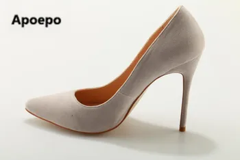 2017 spring hot selling elegant grey pink beige suede lace up high heel pumps pointed toe cross strap wrapped heel shoes
2017 spring hot selling elegant grey pink beige suede lace up high heel pumps pointed toe cross strap wrapped heel shoes