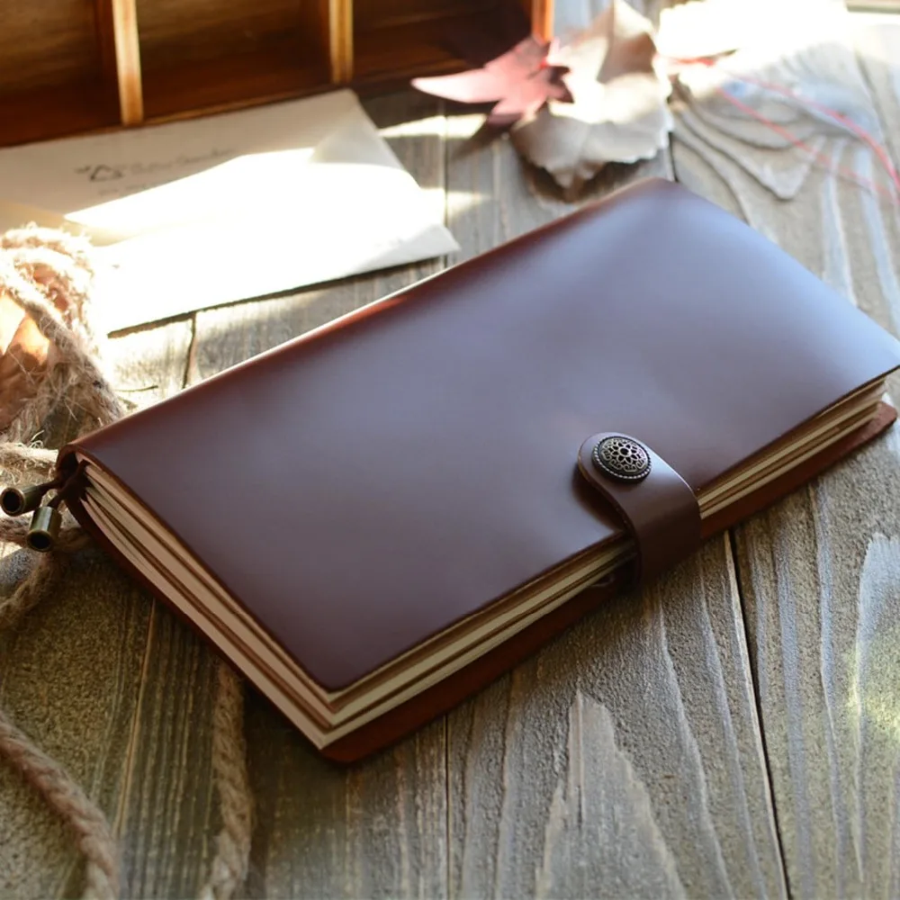 Cowhide Cover Refillable Journal Diary Sketchbook Planner Classic Traval Journal Leather Notebook 220*120mm
Cowhide Cover Refillable Journal Diary Sketchbook Planner Classic Traval Journal Leather Notebook 220*120mm