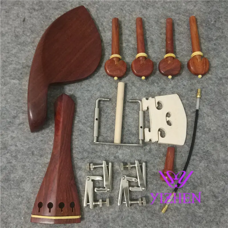 

1 set new rosewood Violin parts 4/4, tailpiece, chinrest, pegs, endpin