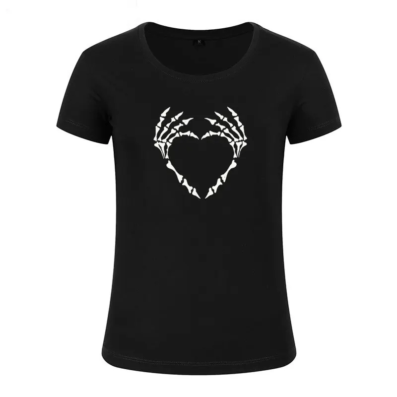 2019 New Womens T shirt Cool Bone Skull hand Printed T-shirt Tees Harajuku Tshirt Plus size
2019 New Womens T shirt Cool Bone Skull hand Printed T-shirt Tees Harajuku Tshirt Plus size