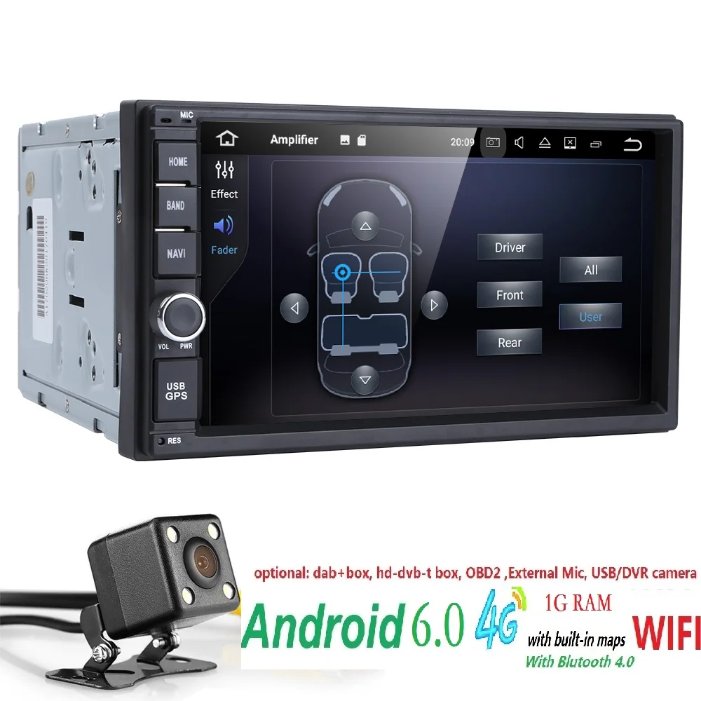 Android 6 0 Auto Radio Octa Core 7 Inch 2 DIN Universal font b Car b