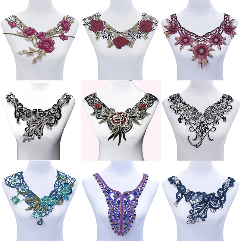 smiry 1pcs Polyester Embroidery Fabric Flower Venise Lace Collar Sewing Applique Lace Collar Neckline for Sewing Supplies Crafts
smiry 1pcs Polyester Embroidery Fabric Flower Venise Lace Collar Sewing Applique Lace Collar Neckline for Sewing Supplies Crafts