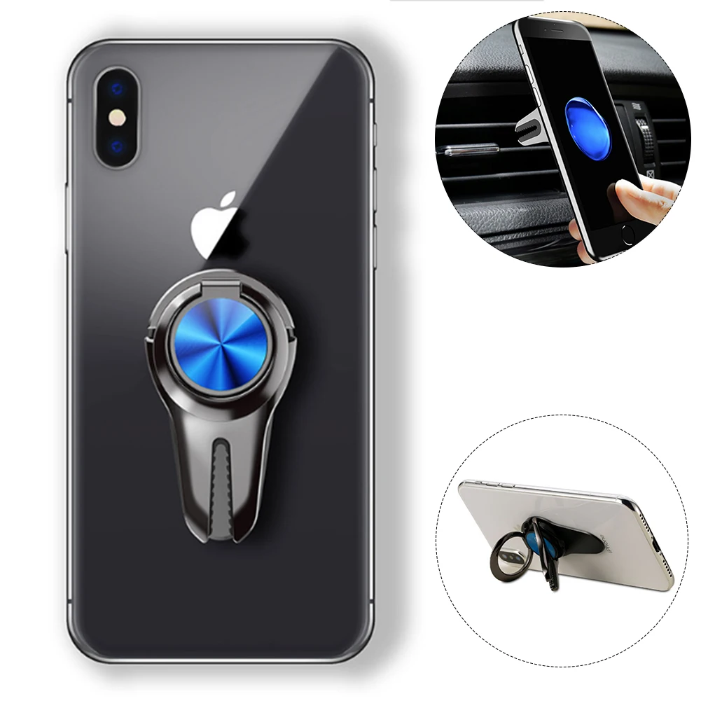 Car Mount Finger Ring Holder for Google OnePlus Universal Air Vent Clip Stand for Huawei P30 Pro Samsung S10 5G iPhone Bracket
Car Mount Finger Ring Holder for Google OnePlus Universal Air Vent Clip Stand for Huawei P30 Pro Samsung S10 5G iPhone Bracket