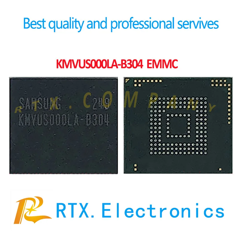 3pcs/lot Origina NEW KMVUS000LA-B304 8GB EMMC For Samsung BGA 153Ball EMCP Nand Flash Memory Chip KMVUS000LA B304 8+4 IC | Мобильные