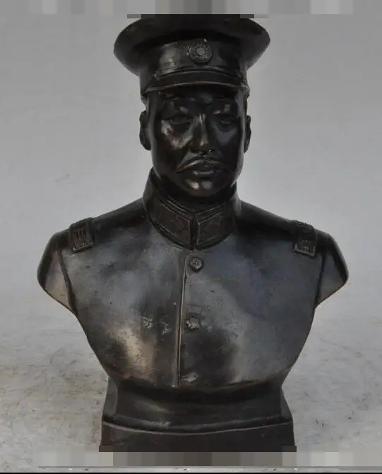 S2937 china bronze National Revolutionary Army Generals Li Lieh-chun head bust statue
S2937 china bronze National Revolutionary Army Generals Li Lieh-chun head bust statue
