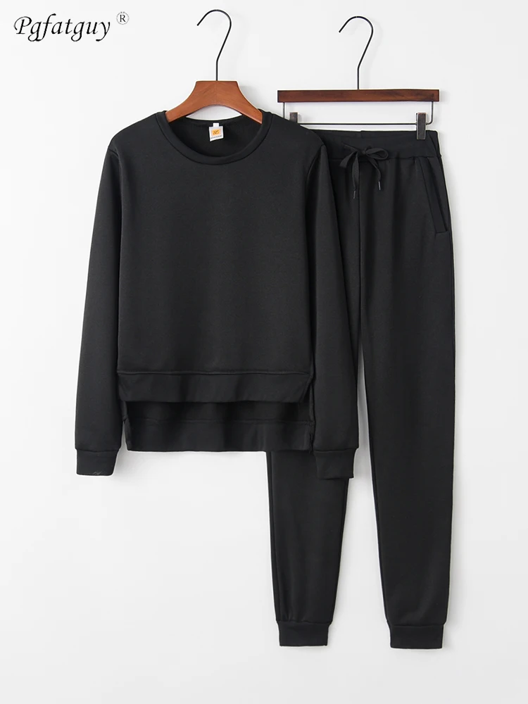 Tracksuit 2pcs Women Velvet Set Suits Female Irregular Crop Top Sweatshirt Drawstring Pants Black 2 Pieces Sets Women Clothing
Tracksuit 2pcs Women Velvet Set Suits Female Irregular Crop Top Sweatshirt Drawstring Pants Black 2 Pieces Sets Women Clothing