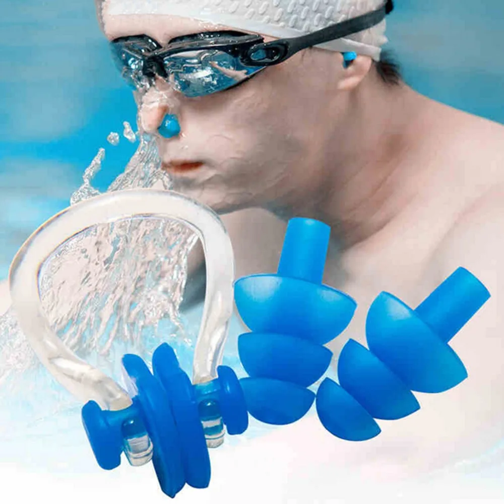 WHALE Factory Direct Soft Silicone Swimming Nose Clip+ 2 Earplugs Suit Swim Earplugs Gear Pool Accessories Water Sports
WHALE Factory Direct Soft Silicone Swimming Nose Clip+ 2 Earplugs Suit Swim Earplugs Gear Pool Accessories Water Sports