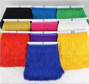 10Meters/Lot 20CM Width Polyester Tassel Fringe Trim For DIY Latin Dress African Lace Yarn Ribbon For Sewing
10Meters/Lot 20CM Width Polyester Tassel Fringe Trim For DIY Latin Dress African Lace Yarn Ribbon For Sewing