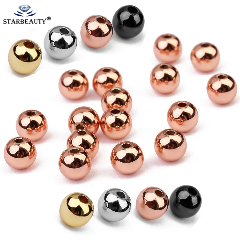 10pcs/lot 3mm 4mm 5mm 6mm Round Copper Spacer Beads Gold Black Color End Seed Beads For Diy Necklace Bracelet Jewelry Making
10pcs/lot 3mm 4mm 5mm 6mm Round Copper Spacer Beads Gold Black Color End Seed Beads For Diy Necklace Bracelet Jewelry Making