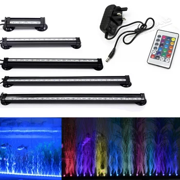 UK/AU Plug Aquarium Light Fish Tank LED Submersible Light Oxygenation Air Bubble Light 5050 RGB LED Lamp Aquatic Light
UK/AU Plug Aquarium Light Fish Tank LED Submersible Light Oxygenation Air Bubble Light 5050 RGB LED Lamp Aquatic Light