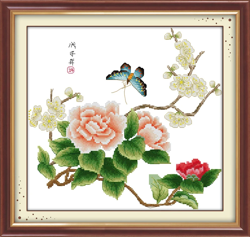 Elegant seasons(3) flower cross stitch kits 14ct white 11ct print on canvas embroidery set sewing hand made crafts home decor
Elegant seasons(3) flower cross stitch kits 14ct white 11ct print on canvas embroidery set sewing hand made crafts home decor