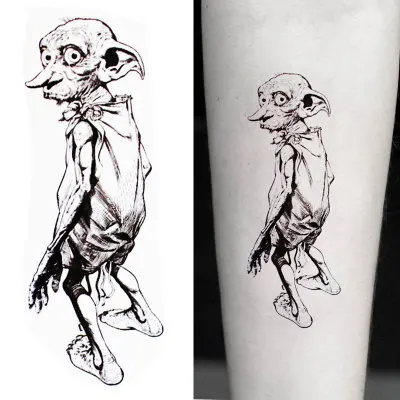 Waterproof Temporary Tattoo Sticker Houseelf Dobby Fake Tatto Flash Tatoo Tatouage Temporaire For Men Women Kids
Waterproof Temporary Tattoo Sticker Houseelf Dobby Fake Tatto Flash Tatoo Tatouage Temporaire For Men Women Kids
