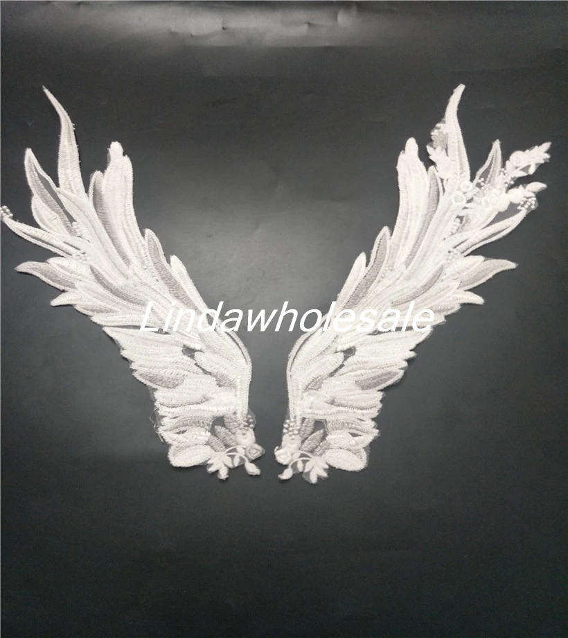 New fashion clothing accessories decoration embroidery white wings patches,patches for clothing
New fashion clothing accessories decoration embroidery white wings patches,patches for clothing