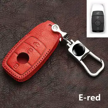 Genuine Leather key case cover Key case protect shell holder For Mercedes Benz 2017 E Class W213 2018 S class accessories Retro 
Genuine Leather key case cover Key case protect shell holder For Mercedes Benz 2017 E Class W213 2018 S class accessories Retro