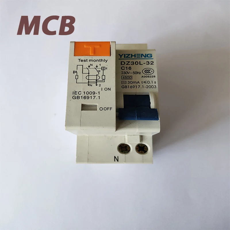 FREE SHIPPING 230V 1P+N Residual current Circuit breaker with over and short current Leakage protection RCBO MCB
FREE SHIPPING 230V 1P+N Residual current Circuit breaker with over and short current Leakage protection RCBO MCB