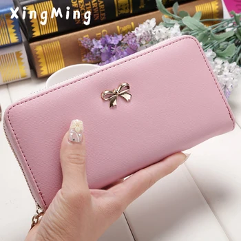 Women Lady Long Wallets Purse Female Candy Color Bow PU Leather Carteira Feminina for Coin Card Clutch phone Bag zippered wallet
Women Lady Long Wallets Purse Female Candy Color Bow PU Leather Carteira Feminina for Coin Card Clutch phone Bag zippered wallet