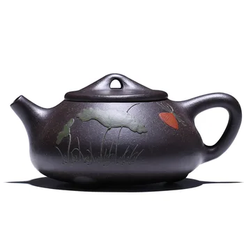 Black stone scoop hand painted tea pot,Handmade purple clay tea set kettle kung fu teapot Chinese craft master handmade teapot
Black stone scoop hand painted tea pot,Handmade purple clay tea set kettle kung fu teapot Chinese craft master handmade teapot