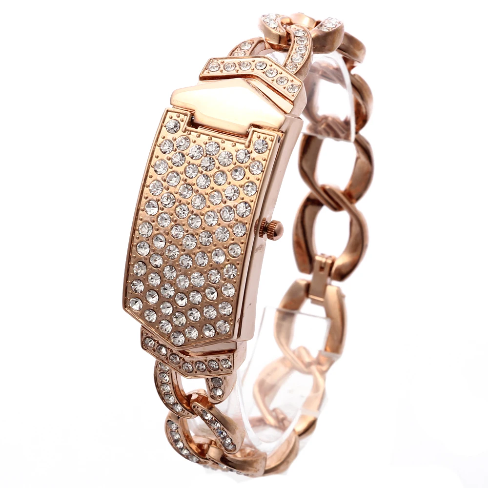 2016 New G&D Women Watch Rose Gold Triple Chain Stainless Steel Band Women's Clamshell Rhinestone Quartz Analog Wrist Watches
2016 New G&D Women Watch Rose Gold Triple Chain Stainless Steel Band Women's Clamshell Rhinestone Quartz Analog Wrist Watches