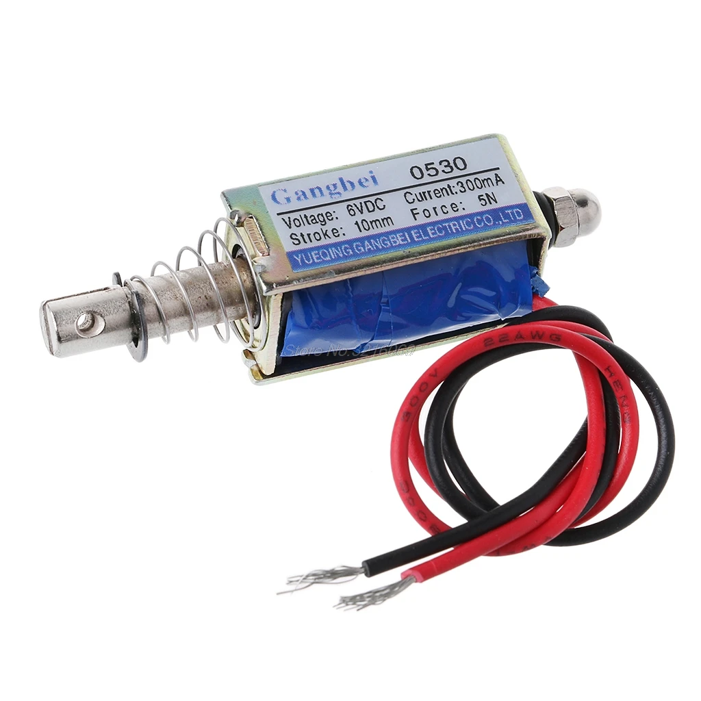 1 шт. JF 0530B 6 В постоянного тока 12 нажимная рама типа Gangbei Электромагнитный