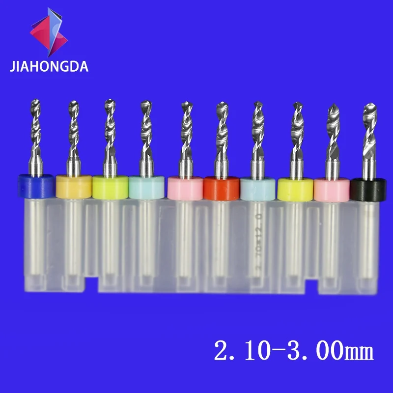 10pcs/set 2.10mm to 3.00mm PCB mini drill Bit tungsten steel carbide for print circuit board cnc drill Bits Machine drilling
10pcs/set 2.10mm to 3.00mm PCB mini drill Bit tungsten steel carbide for print circuit board cnc drill Bits Machine drilling